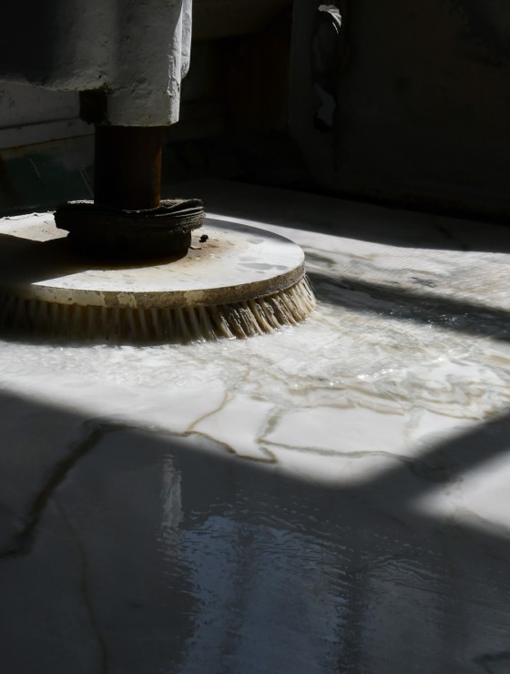 Marble polishing