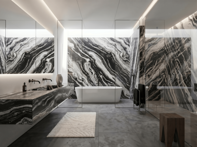 Nero Cabbana Bathroom Application